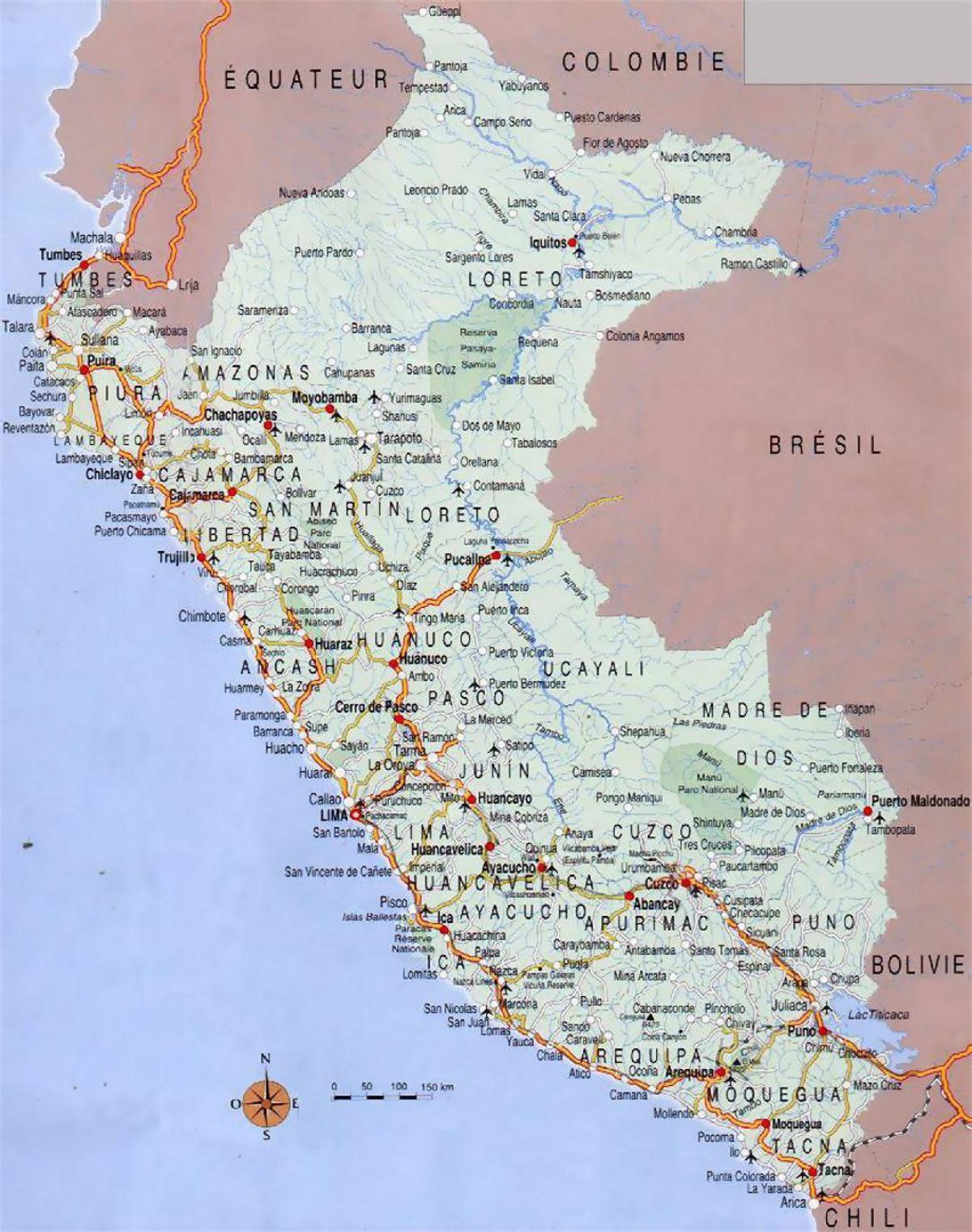 карта міста Перу
