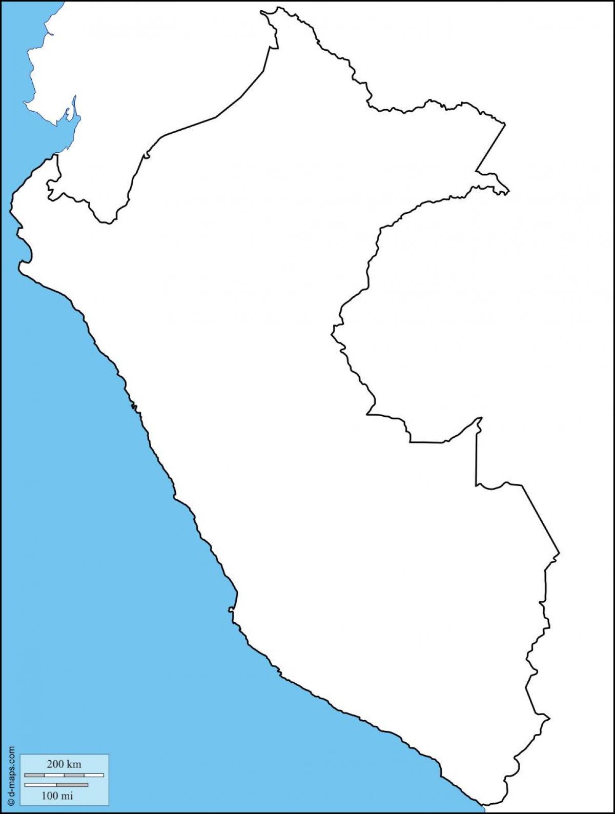Перу порожній карті