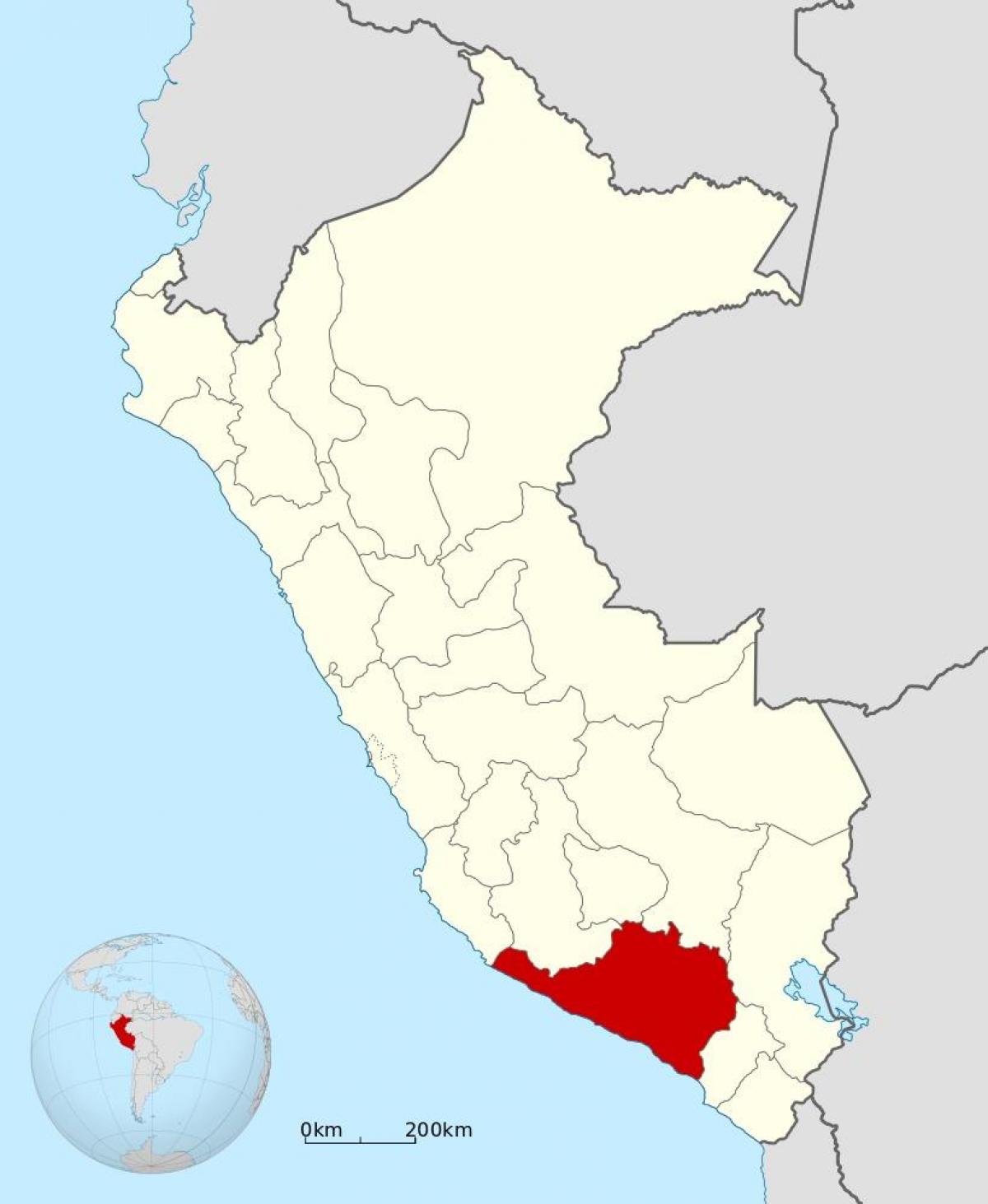 карта арекіпа, Перу