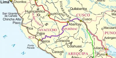 Карта Куско В Перу